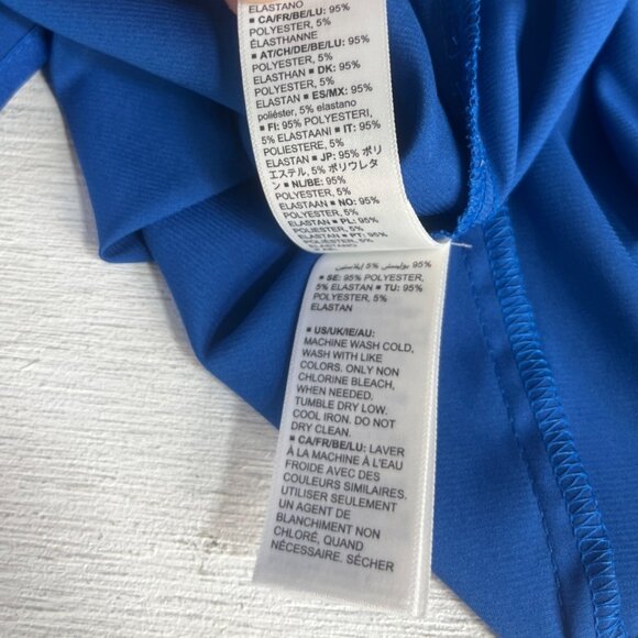 The Drop Ana Slip Dress Womens Small Blue New Silky Adjustable Straps - Picture 6 of 12